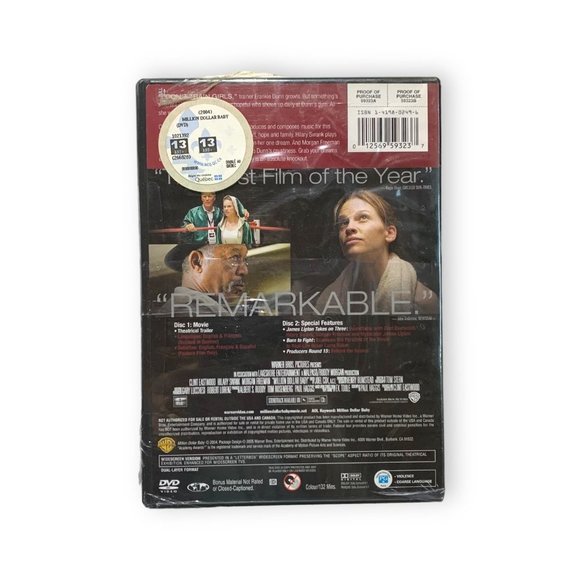 π2/$20πMillion Dollar Baby (DVD,'05, 2-Disc Set, Widescreen, Bilingual)-SEALED - Picture 3 of 4